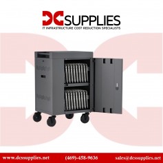 Bretford TVCM24PAC-CK Charging Cart - 24 Devices - Secure Key Lock