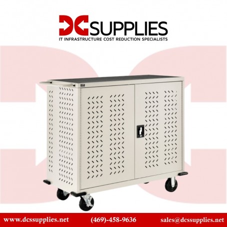 Strategic Sourcing 987878PYA Storage & Charging Cart for 75 Tablets