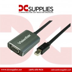 VisionTek 900916 Mini DisplayPort to SL DVI-D Active VGA Cable M/F