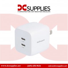 VisionTek 901535 GaN II Fast Charger Power Adapter Dual USBC Ports