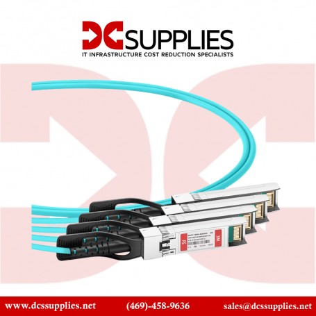 Accortec 100G-AOC-10M-ACC Juniper Compatible QSFP28 100GE Active Optical Cable, 10m