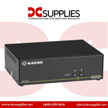 Black Box SS2P-DH-DP-U 2 Port Secure KVM Switch SH DP USB