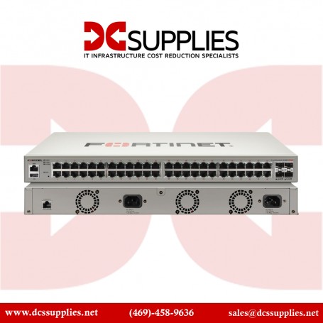Fortinet FS-448E FortiSwitch rack-mountable Ethernet switch 48 port