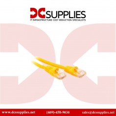 C2G C2G30167 1FT CAT6A Yellow Slim Ethernet