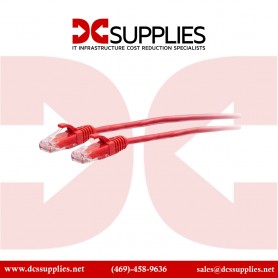 C2G C2G30166 25FT CAT6A Red Slim Patch Cable