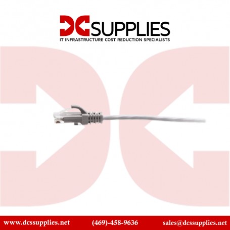 C2G C2G30116 6FT CAT6A Gray Slim Patch Cable