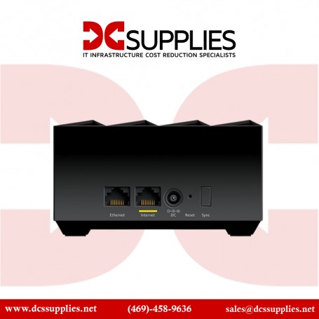 Netgear MK63-100CNS Nighthawk Mesh Wi-Fi 6 System Black