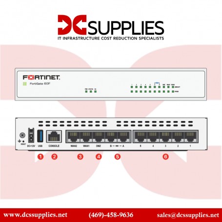 Fortinet FG-61F-BDL-809-36 Firewall appliance with 3 years Premium Support