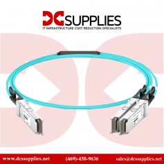 Mellanox Technologies MFS1S50-H010E InfiniBand/fiber optic cable 393.7" (10 m) QSFP56 2x QSFP56 Aqua color