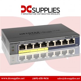  NETGEAR GS108PE-300NAS ProSAFE Plus 8-Port Gigabit PoE Web Managed Switch.