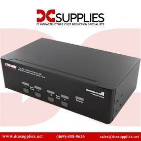 StarTech.com SV431DDVDUA 4 Port DVI VGA Dual Monitor KVM Switch