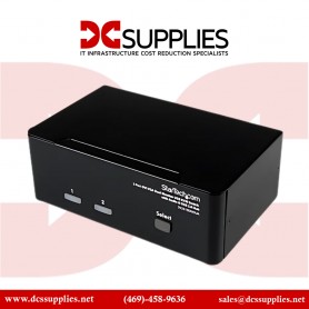 StarTech.com SV231DDVDUA 2 Port DVI VGA Dual Monitor KVM Switch 