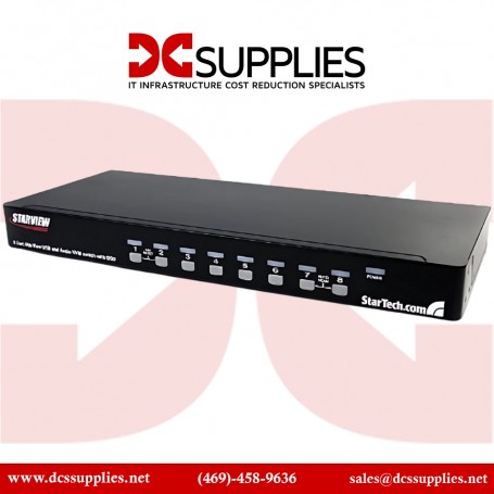 Startech SV831DUSBAU 8 Port Rackmount USB VGA KVM Switch