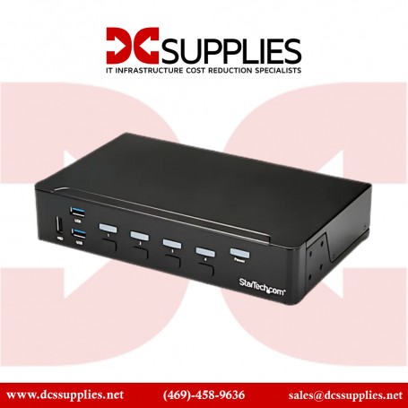 StarTech.com SV431HDU3A2 4 Port HDMI KVM Switch With Built-in USB 3.0 Hub