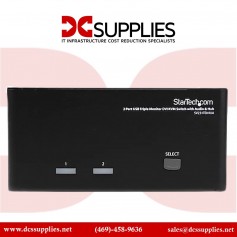 StarTech.com SV231TDVIUA 2 Port Triple Monitor DVI USB KVM Switch with Audio