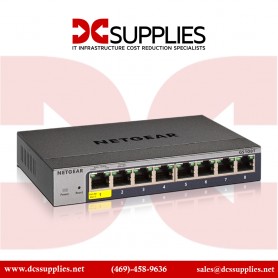 NETGEAR GS108T-300NAS 8 Port Gigabit Ethernet Smart Managed Pro Switch