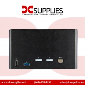 StarTech SV231QDPU34K 2 Port Quad Monitor DisplayPort KVM Switch - 4K 60Hz UHD HDR