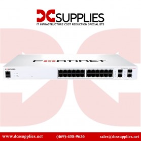 FORTINET FS-124F-FPOE FORTISWITCH SWITCH 24 PORTS MANAGED RACK-MOUNTABLE