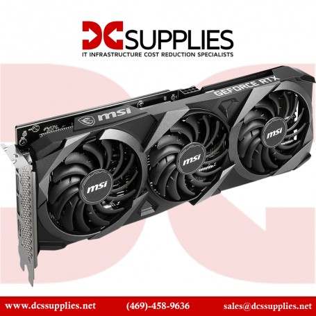 MSI V397-031R GeForce RTX 3060 VENTUS 3X 12 GB GDDR6 Graphics Card