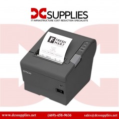 Epson TM-T88V 3" Single-station Thermal Receipt Printer, USB, Serial, Dark Gray