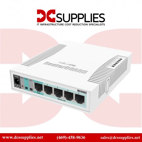 Mikrotik CSS106-1G-4P-1S network switch Gigabit Ethernet (10/100/1000)