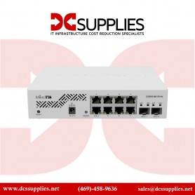 MikroTik CSS610-8G-2S+IN Cloud SmartSwitch 610-8G-2S+IN with 8 x 1G Ethernet ports