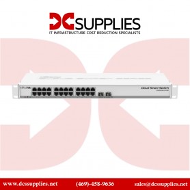 MikroTik - CSS326-24G-2S+RM - Cloud Smart Switch 326-24G-2S+RM with 24x Gigabit Ethernet