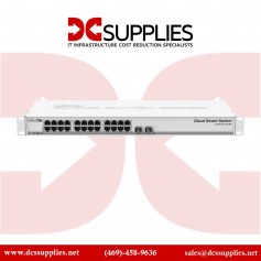 MikroTik - CSS326-24G-2S+RM - Cloud Smart Switch 326-24G-2S+RM with 24x Gigabit Ethernet
