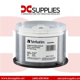 Verbatim 94917 DVD+R 4.7GB 16X DataLifePlus White Inkjet Printable
