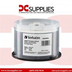 Verbatim 94917 DVD+R 4.7GB 16X DataLifePlus White Inkjet Printable
