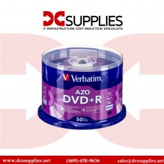 Verbatim 95037 AZO DVD+R 4.7GB 16x Disc (50 Pack)