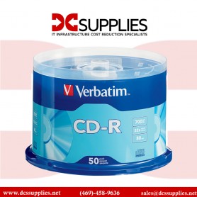 Verbatim 94691 CD-R 700MB 52X with Branded Surface Disc (50-Pack Spindle)
