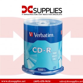 Verbatim 94554 CD-R 700MB Branded Surface 100-Pack Spindle