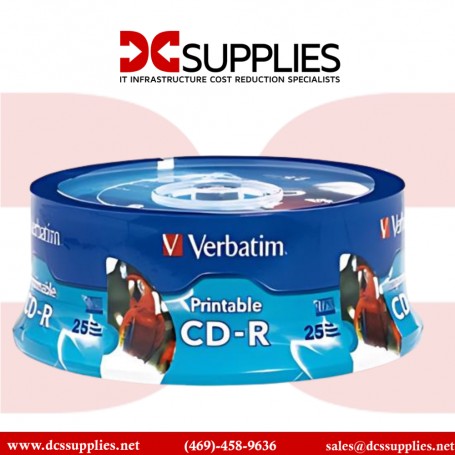 Verbatim 96189 CD-R 700MB 52X White Inkjet Printable