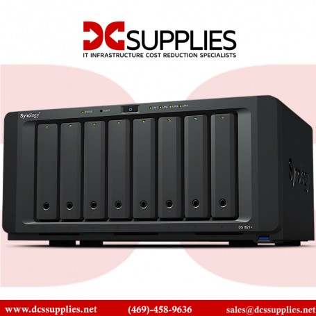 Synology DS1821+ 8 Bay DiskStation +(Diskless), 8-bay