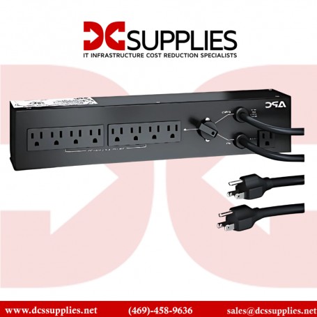 APC SBP2200RM SERVICE BYPASS PDU, 120V 20AMP W/ (6) NEMA 5-15R
