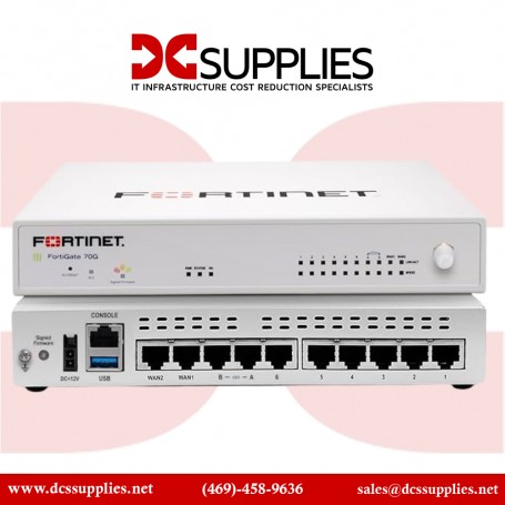 Fortinet FG-70G-BDL-950-60 FortiGate 70G Security Appliance 1GbE