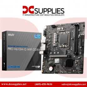 MSI Pro H610M-G DDR4 MATX Motherboard DDR4
