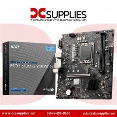 MSI Pro H610M-G DDR4 MATX Motherboard DDR4