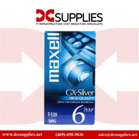 Maxell 217112 T30Plus VHS 30Mins P/I Tape Videocassette