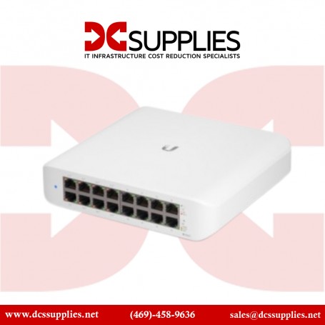 Ubiquiti Networks USW-Lite-16-POE UniFi Lite 16-Port Gigabit PoE+ Compliant Managed Switch