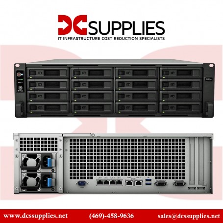 Synology RS4021XS+ RackStation  NAS/storage server Rack (3U) Ethernet LAN Black D-1541