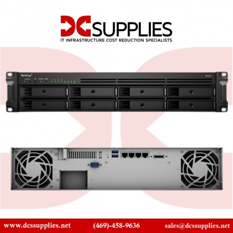 Synology RS1221+ RackStation NAS/storage server Rack (2U) Ethernet LAN Black V1500B