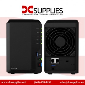 Synology DS220+ 2 bay NAS DiskStation (Diskless),Black
