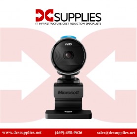 Microsoft Q2F-00013 LifeCam Webcam - 30 fps - USB 2.0 - 5 Megapixel Interpolated - 1920 x 1080 Video - CMOS Sensor
