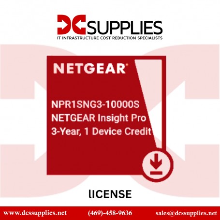 Netgear NPR1SNG3-10000S Insight Pro 1 Managed Device, 3 Year Subscription License