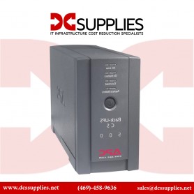 APC BK500BLK Back-UPS 500VA Tower UPS with 6 Outlets (120V)