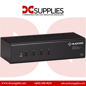 Black Box KVXLCHDPF-200 KVM Extender Over Fiber 4K Dual-Head HDMI/Displayport