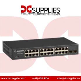 Black Box LGB5124A-R2 SFP Gigabit Ethernet Layer 2 Managed Switch, 24 Ports