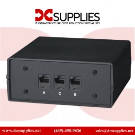 Black Box SWL065A RJ45 2-to-1 CAT5 Ethernet 10 Mbps Manual Desktop Switch